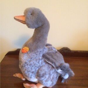 Steiff Plush Gray Goose